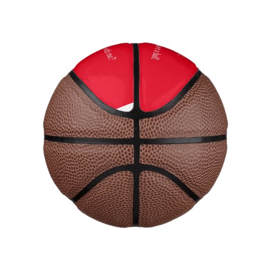 Einzigartiger Prom formaler Tanzvorschlag Frage Ba Mini Basketball (Rechts)