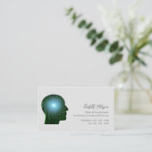 Einzigartiger Psychologe und Berater Visitenkarte (Stehend Vorderseite)