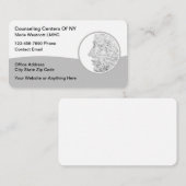 Einzigartiger Psychotherapie-Berater Visitenkarte (Vorne/Hinten)