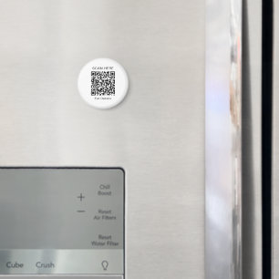 Einzigartiger QR-Code-Design-Kreismagnet Magnet