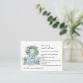 Einzigartiger Real Anwesen Agent Visitenkarte (Stehend Vorderseite)