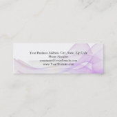 Einzigartiger Rechtsanwalt Abstrakt Mini Visitenkarte (Rückseite)