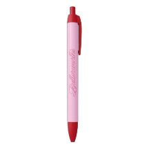 Einzigartiger rosa und roter typografischer Geschä