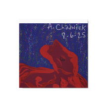 Einzigartiger, rot-farbener Superheld Stretched Le