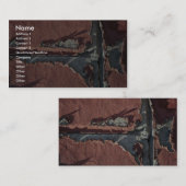 Einzigartiger roter Backstein (Nahaufnahme) Visitenkarte (Vorne/Hinten)