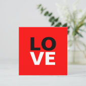Einzigartiger roter Hintergrund Liebesromanze (Stehend Vorderseite)