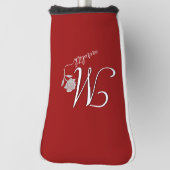 Einzigartiger roter Rose-Putter Golf Headcover (Rotieren 90)