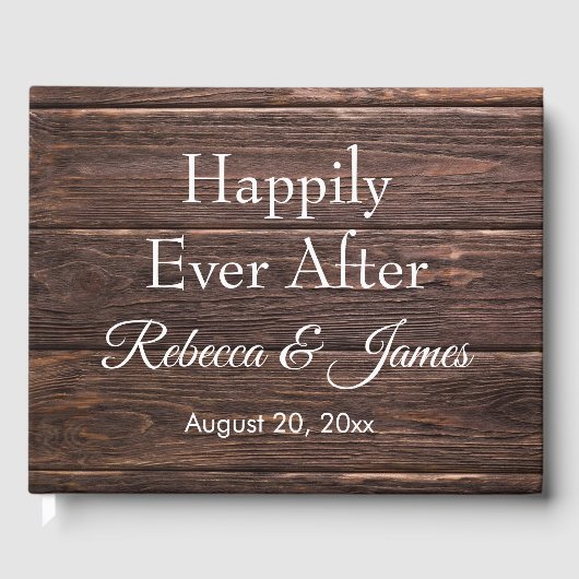 Einzigartiger Rustikaler Barn glücklich je nach Ho Gästebuch (Vorderseite)