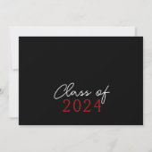 Einzigartiger rustikaler Filmstrip 6 Foto Abschlus Einladung (Rückseite)