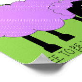 Einzigartiger Schafhirte Poster (Ecke)