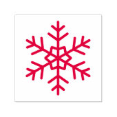 Einzigartiger Schneeflocken-Stempel Permastempel (Design)