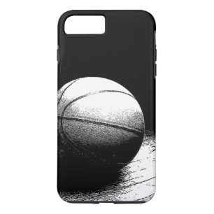 Einzigartiger Schwarz-weißer Basketball Case-Mate iPhone Hülle