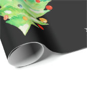 Einzigartiger Schwarzer Geschenkschutz Geschenkpapier (Rolleneckpunkt)