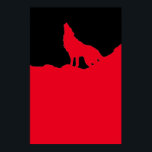 Einzigartiger Schwarzer Pop Art Wolf Silhouette Poster<br><div class="desc">Howling Grey Wolf - Howling Wolf am Pop Moon Art - Wolf Howling am Moon Digital Artwork - Animal Art - Uni Pop - Wilde Tiere - Welt der Extremtiere</div>