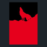 Einzigartiger Schwarzer Pop Art Wolf Silhouette Poster<br><div class="desc">Howling Grey Wolf - Howling Wolf am Pop Moon Art - Wolf Howling am Moon Digital Artwork - Animal Art - Uni Pop - Wilde Tiere - Welt der Extremtiere</div>
