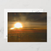 Einzigartiger Sonnenaufgang Postkarte (Vorne/Hinten)