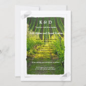 Einzigartiger Sonnenschein Weingüterkeller Weingut Einladung (Vorderseite)