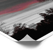 Einzigartiger Sonnenuntergang Poster (Ecke)