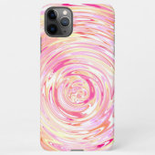 Einzigartiger, sonniger, gelber Orange Rosa Swirt  iPhone Hülle (Rückseite)