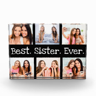 Einzigartiger Spaß Beste Schwester je 6 Foto Coll