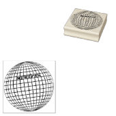 Einzigartiger Spaß Disco Ball Monatlich Habit Trac Gummistempel (Stempel)