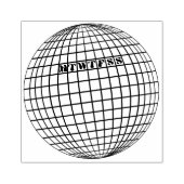 Einzigartiger Spaß Disco Ball Monatlich Habit Trac Gummistempel (Prägung)