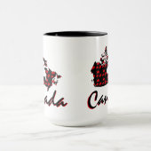 Einzigartiger Spaß kanadische roter Tasse (Zentrum)