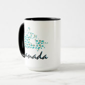 Einzigartiger Spaß kanadische Tasse (Vorderseite Links)