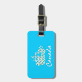 Einzigartiger Spaß kanadischer Gepäckanhänger (Vorderseite vertikal)