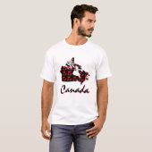 Einzigartiger Spaß Kanadisches Rotes Ahorn Kanada T-Shirt (Vorne ganz)