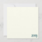 Einzigartiger Spaß Whimsical Birds Floral Willpowe Karte (Rückseite)