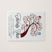 Einzigartiger Stammbaum-Entwurf Puzzle (Horizontal)