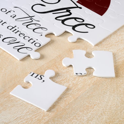 Einzigartiger Stammbaum-Entwurf Puzzle (Seite)