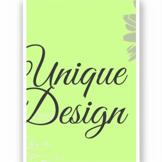 Einzigartiger Sticker (Vorderseite)