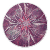 Einzigartiger Stil der Blume Keramikknauf (Vorderseite)