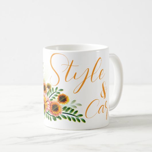 Einzigartiger Stil und Sorgfalt Kaffeetasse (VorderseiteRechts)