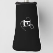 Einzigartiger Stilname und Monogram Typografie Bla Golf Headcover (Rotieren 90)