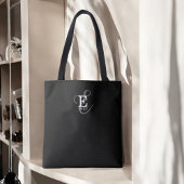 Einzigartiger Stilname und Monogram Typografie Bla Tasche
