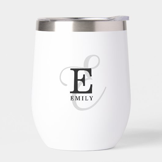 Einzigartiger Stilname und Monogramm-Typografie (Links)