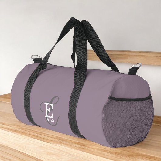 Einzigartiger Stilname und Monogramm-Typografie Li Duffle Bag