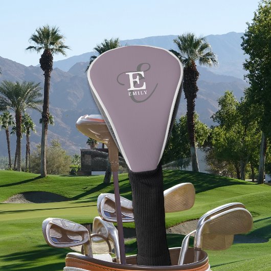 Einzigartiger Stilname und Monogramm-Typografie Li Golf Headcover