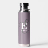 Einzigartiger Stilname und Monogramm-Typografie Li Trinkflasche (Links)
