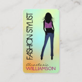 Einzigartiger Stylist-Designer für Mode Visitenkarte (Vorderseite)