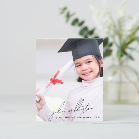 Einzigartiger Template Foto Kindergarten Abschluss (Stehend Vorderseite)