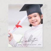 Einzigartiger Template Foto Kindergarten Abschluss (Vorderseite)