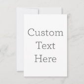 8.89 cm x 12.7 cm Flache Dankeskarte (Vorderseite)