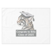 Einzigartiger Tiger Abschluss Themed Tableclout Tischdecke (Vorderseite (Horizontal))