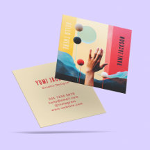 Einzigartiger Trendy Abstrakt Artistic Bold