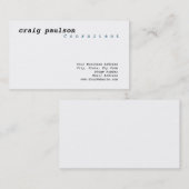 Einzigartiger, trendy Niedlicher Schlichter Berate Visitenkarte (Vorne/Hinten)