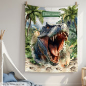 Einzigartiger Tyrannosaurus Blanket-Individuelle N Fleecedecke